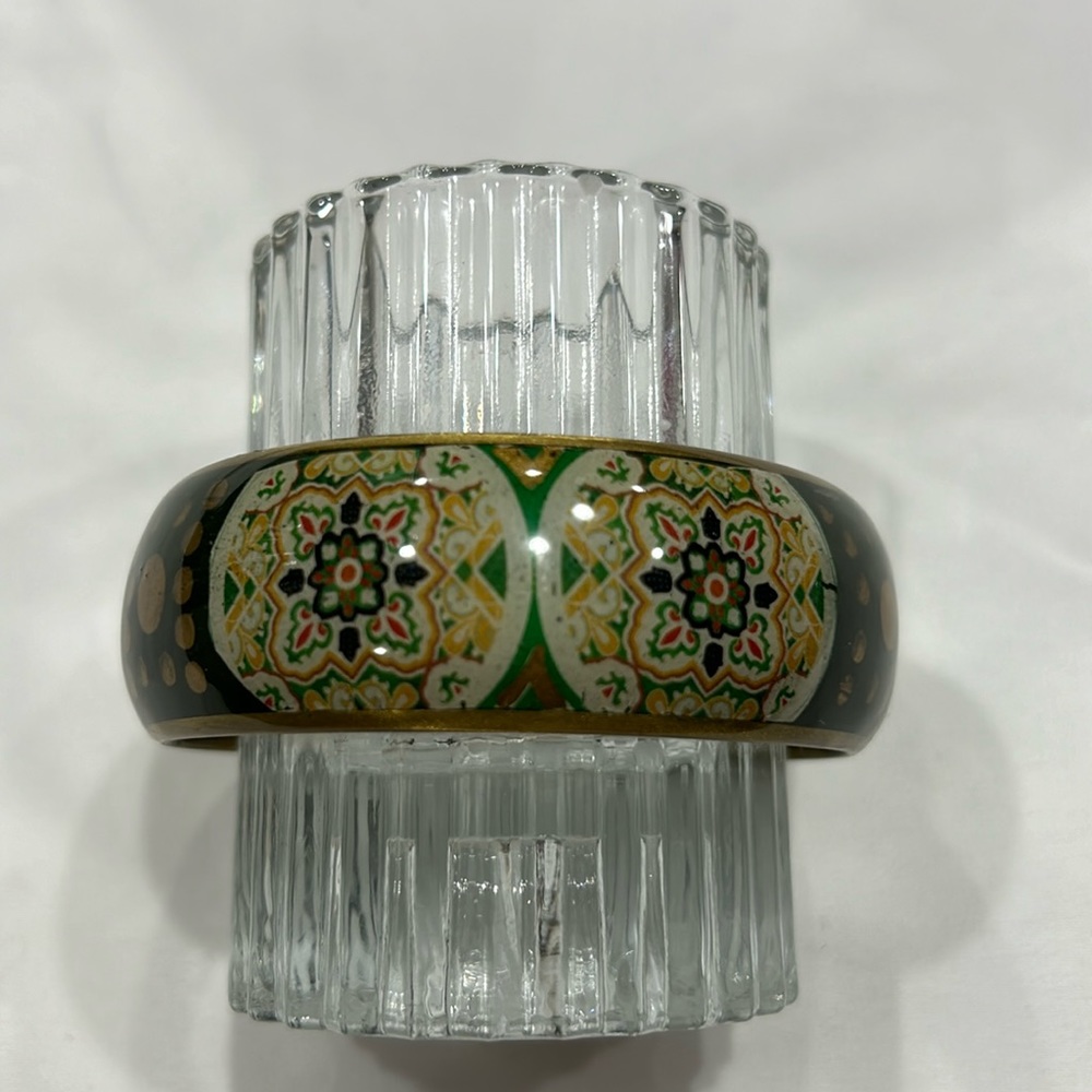 Proceeds go to Charity! Green Bangle Bracelet